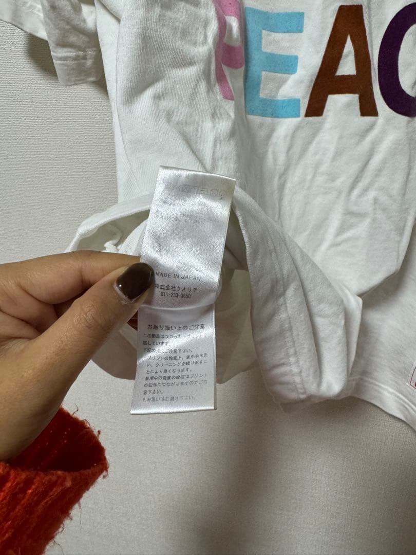 Perfect ribs × A LOVE LOVE&PEACE Tシャツ M