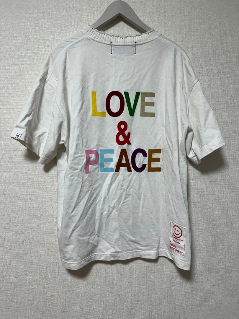 Perfect ribs × A LOVE LOVE&PEACE Tシャツ M