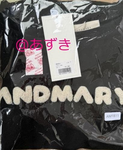 【新品未使用】ANDMARY Mary logo tops 6