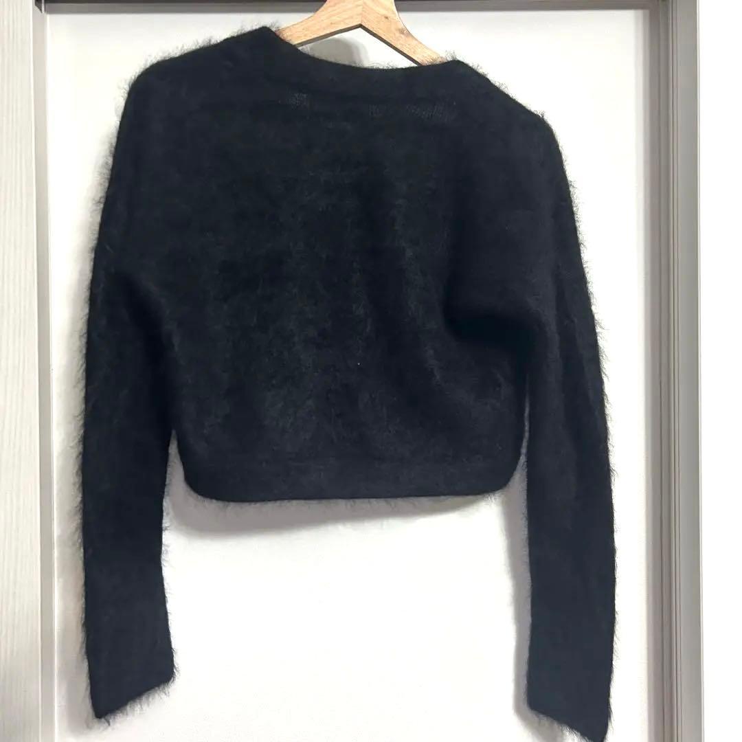 新品未使用タグ付き♡カシミヤ100%DAMAcollection 黒カーディガン