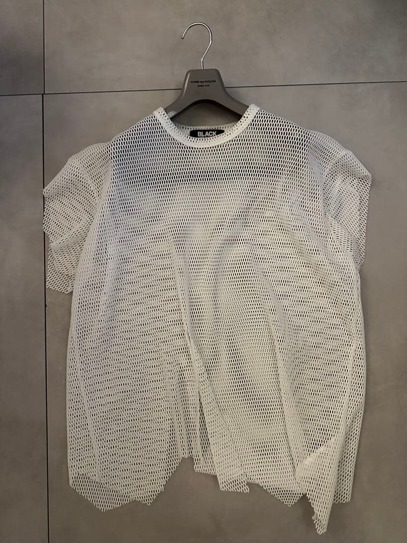 Black COMME des GARCONS メッシュTシャツ
