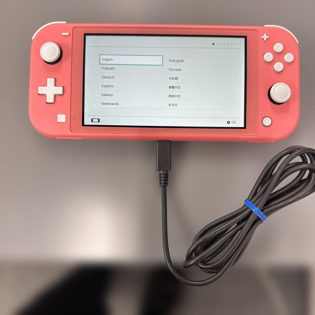 Nintendo Switch Lite ピンク 本体と充電器セット