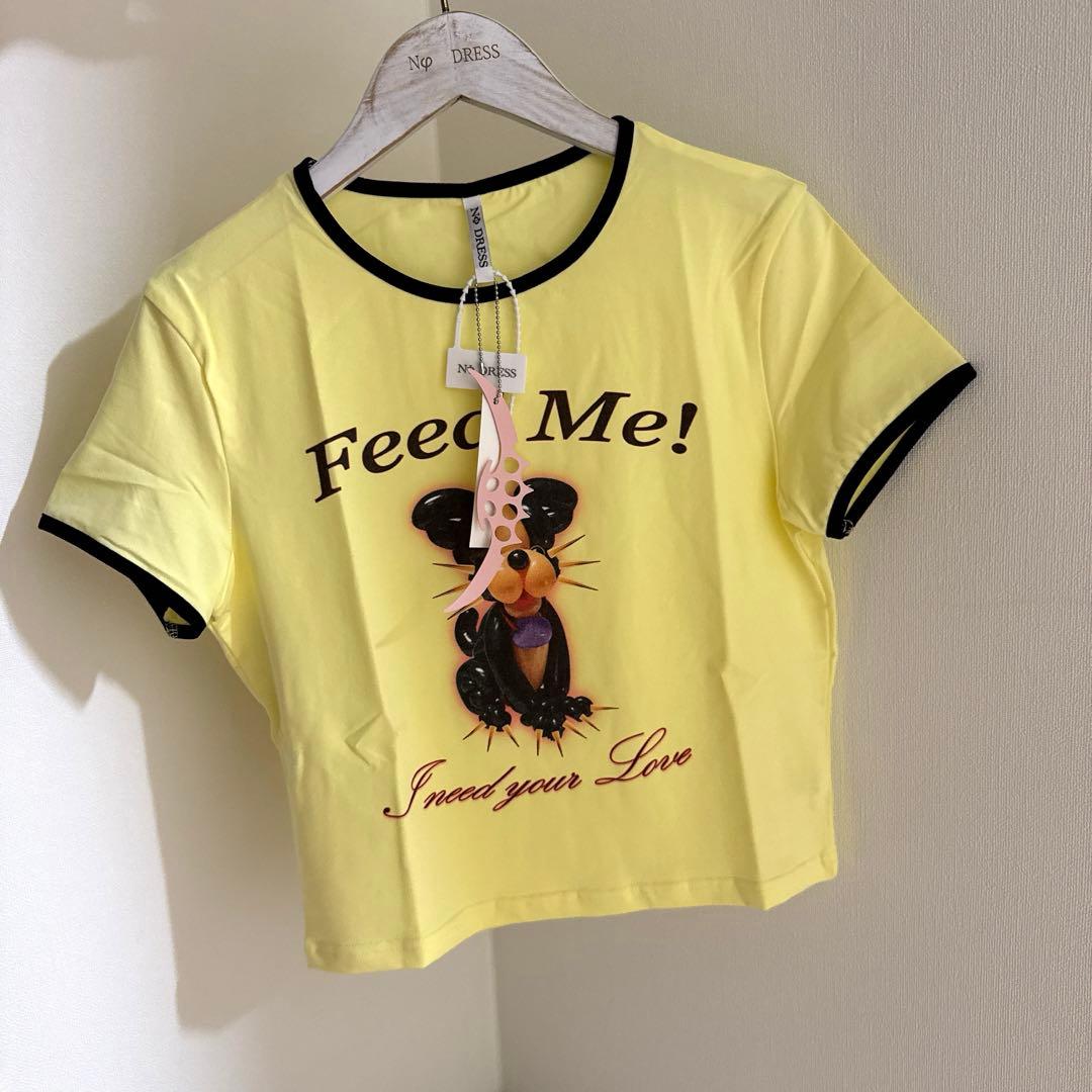 Nodress “PET ME” Tシャツ y2k itimi