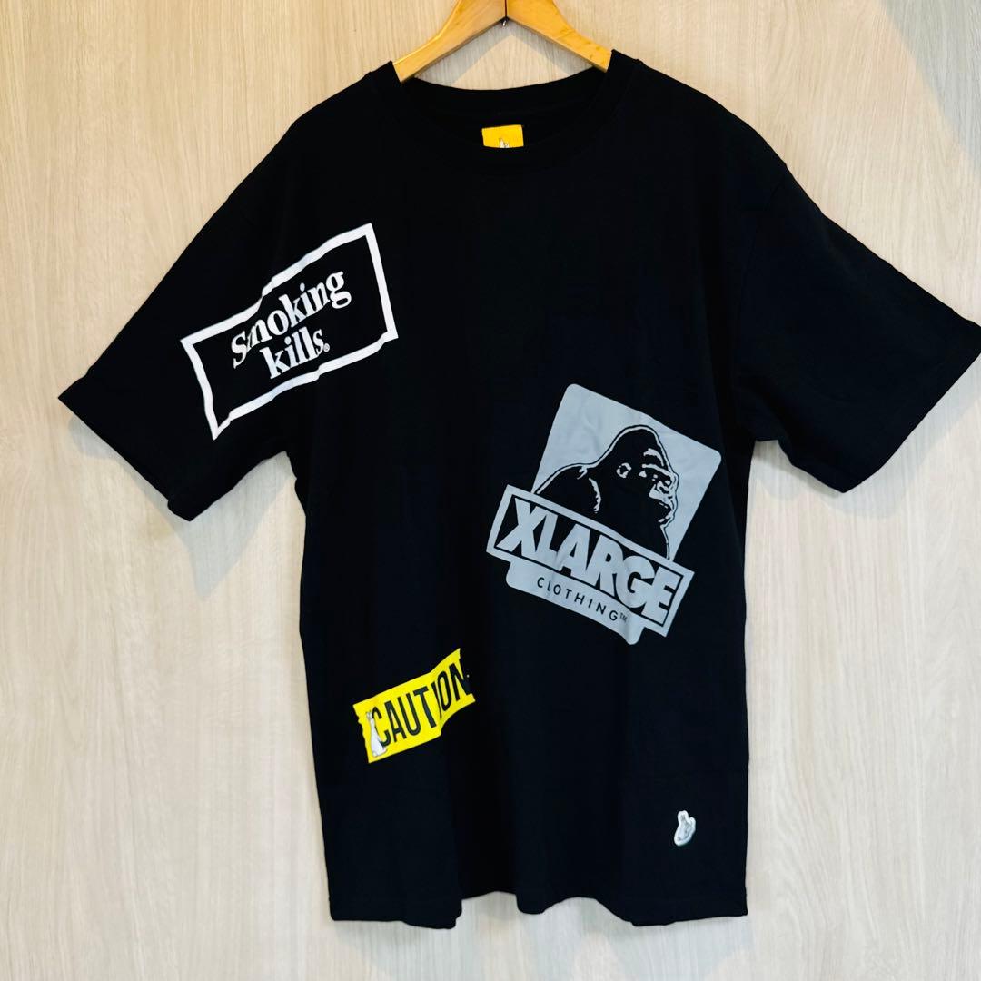 【希少】FR2×XLARGE 限定コラボ RANDOM LOGO TEE XL