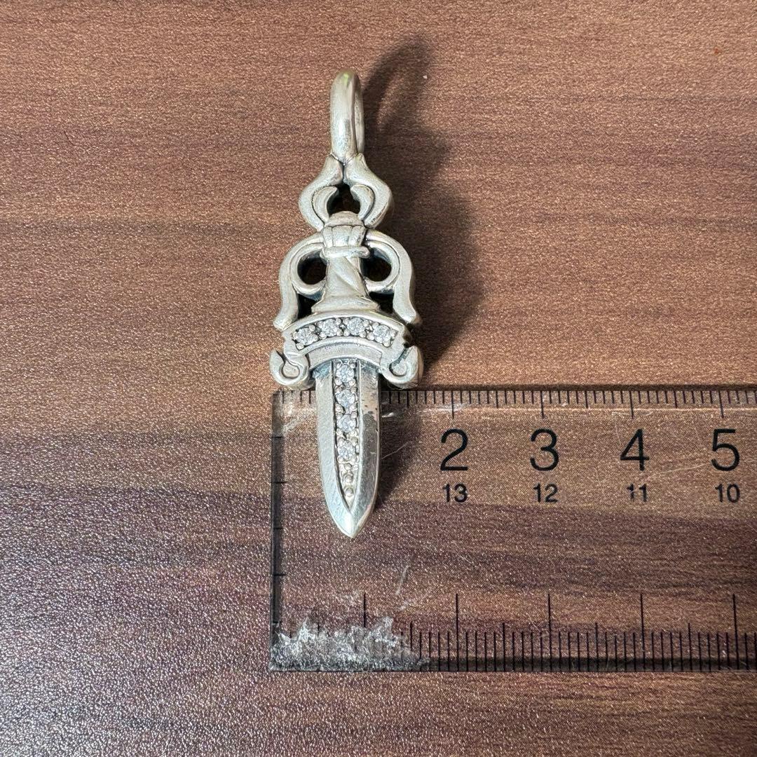 CHROME HEARTS(クロムハーツ) ダブルダガー　カスタムパヴェ