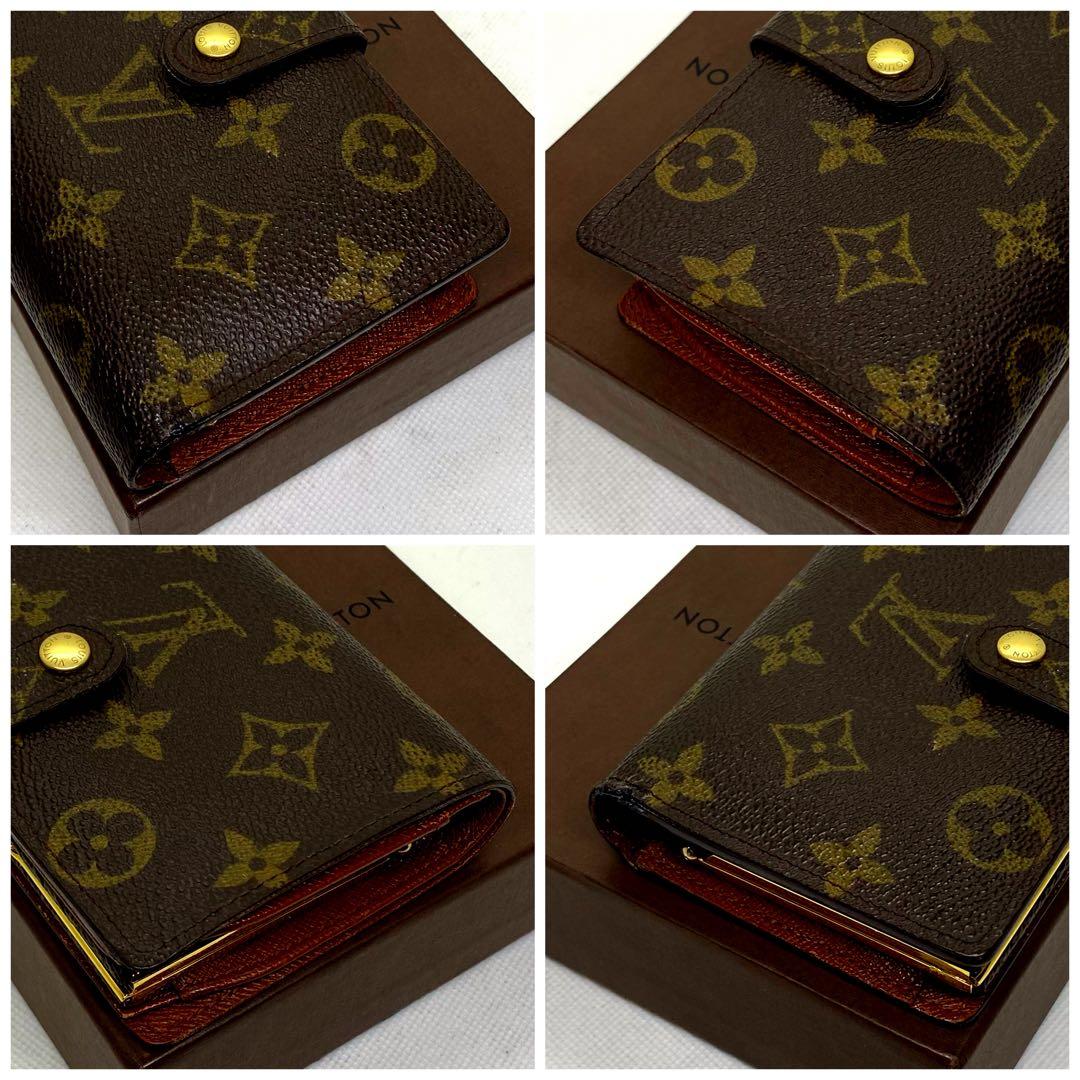 ❤️新品に近い❤️定価の半額以下‼️限界価格‼️LV❤️がま口❤️モノグラム❤️ユニセックス