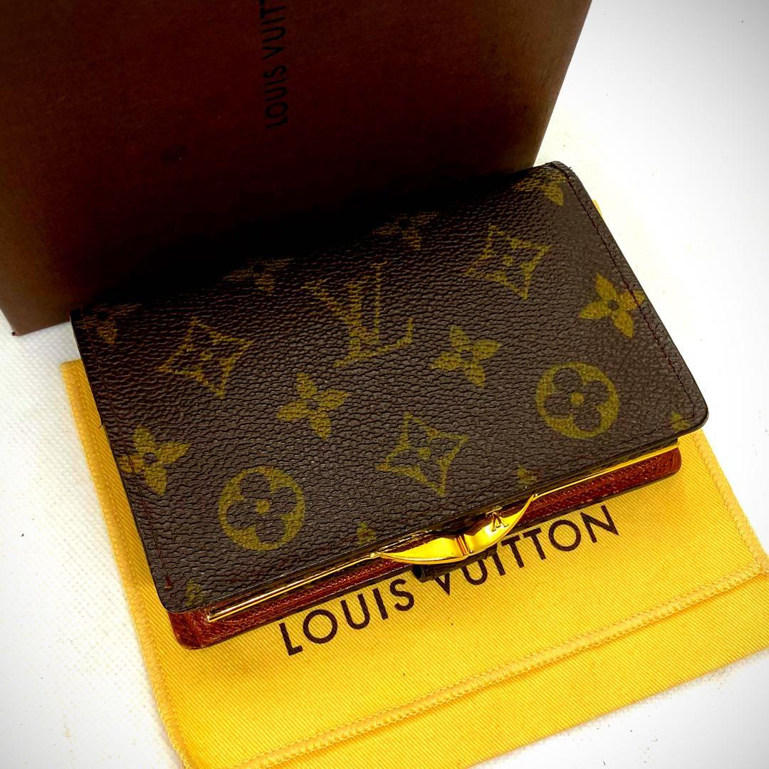 ❤️新品に近い❤️定価の半額以下‼️限界価格‼️LV❤️がま口❤️モノグラム❤️ユニセックス