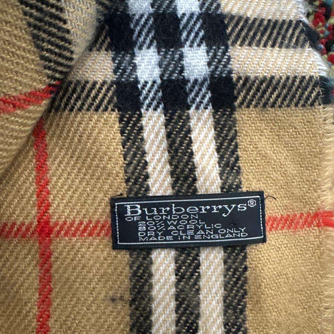 Burberry ベージュ チェック マフラー