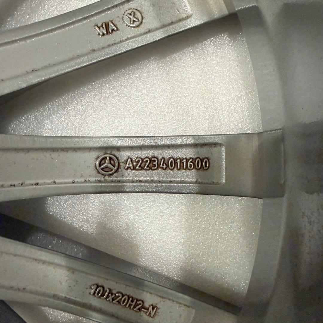 メルセデス・ベンツ W223 Sクラス20インチ純正AMGホイール4本セット