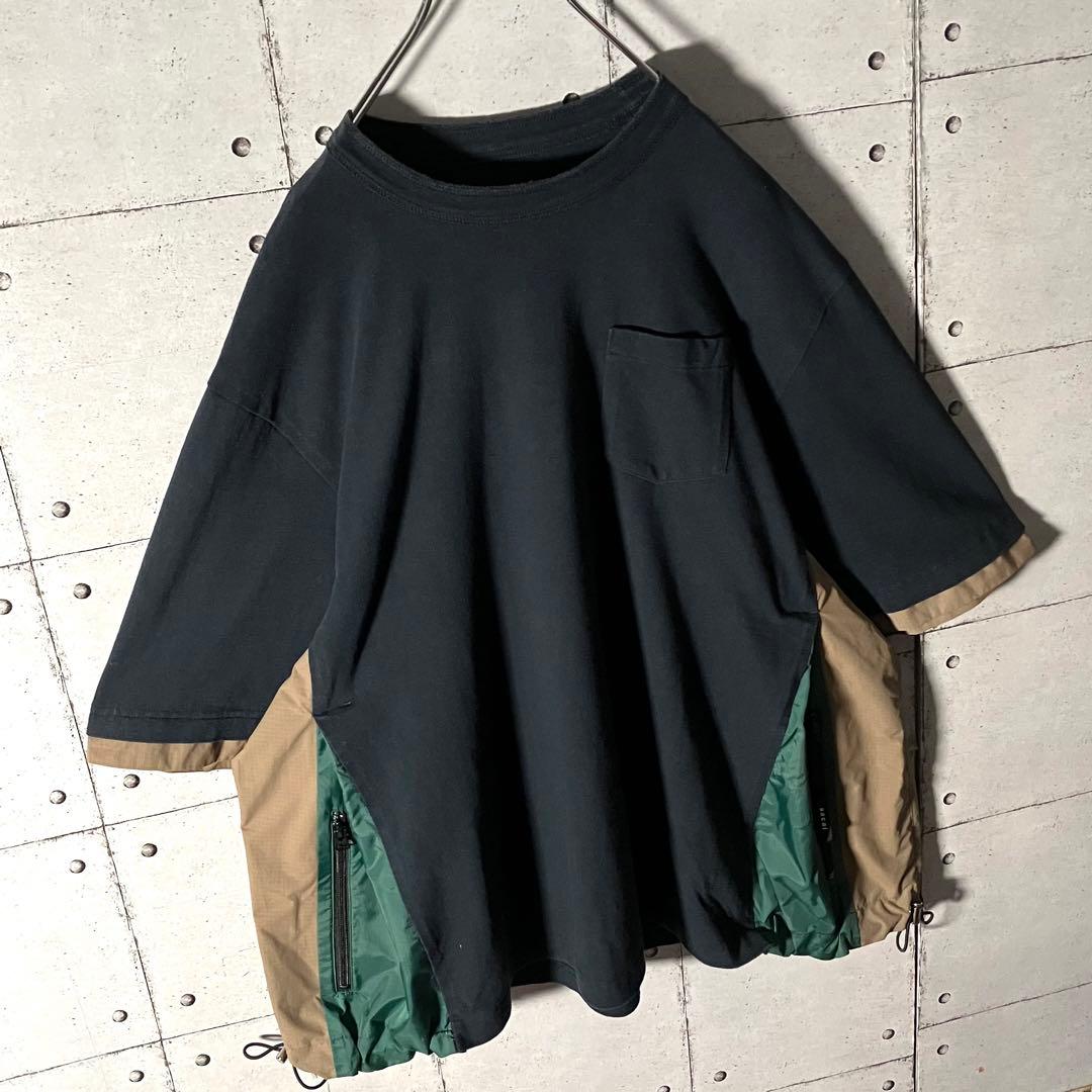 【入手困難】サカイ sacai 異素材MA-1 ドッキング Tシャツ L