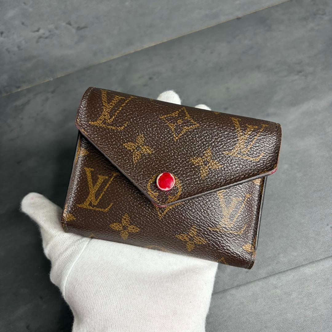 【良品】LOUIS VUITTON ポルトフォイユ ヴィクトリーヌ モノグラム