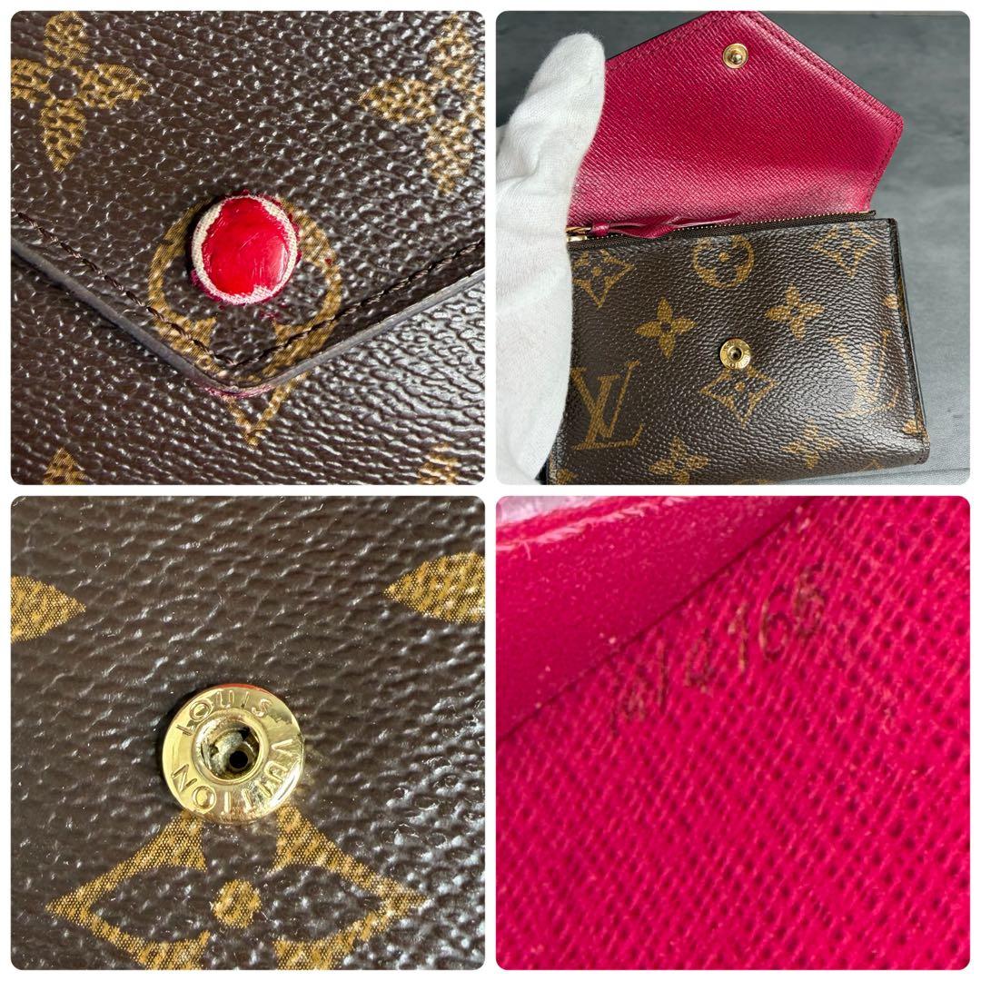 【良品】LOUIS VUITTON ポルトフォイユ ヴィクトリーヌ モノグラム