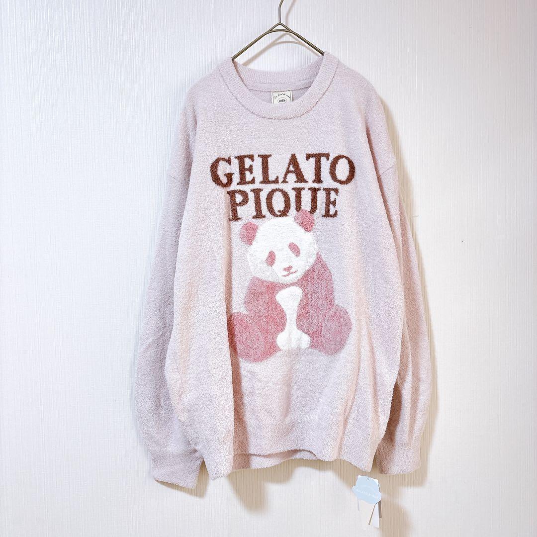 【新品】gelato pique ジェラートピケ パンダジャガードプルオーバー