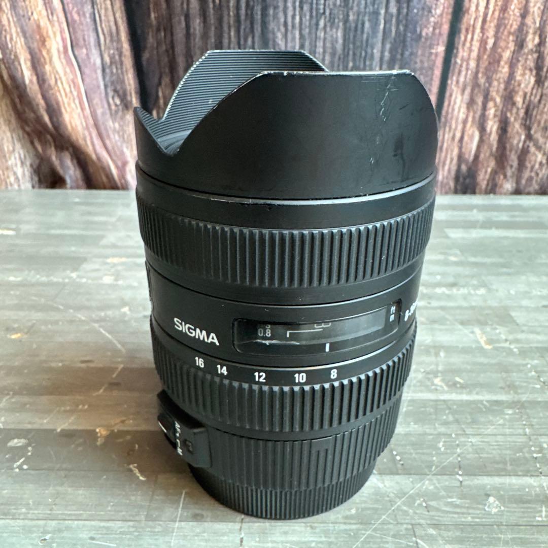 SIGMA EOS１６ｍｍ Ｆ４.５－５.６ＤＣ ＨＳＭ レンズ
