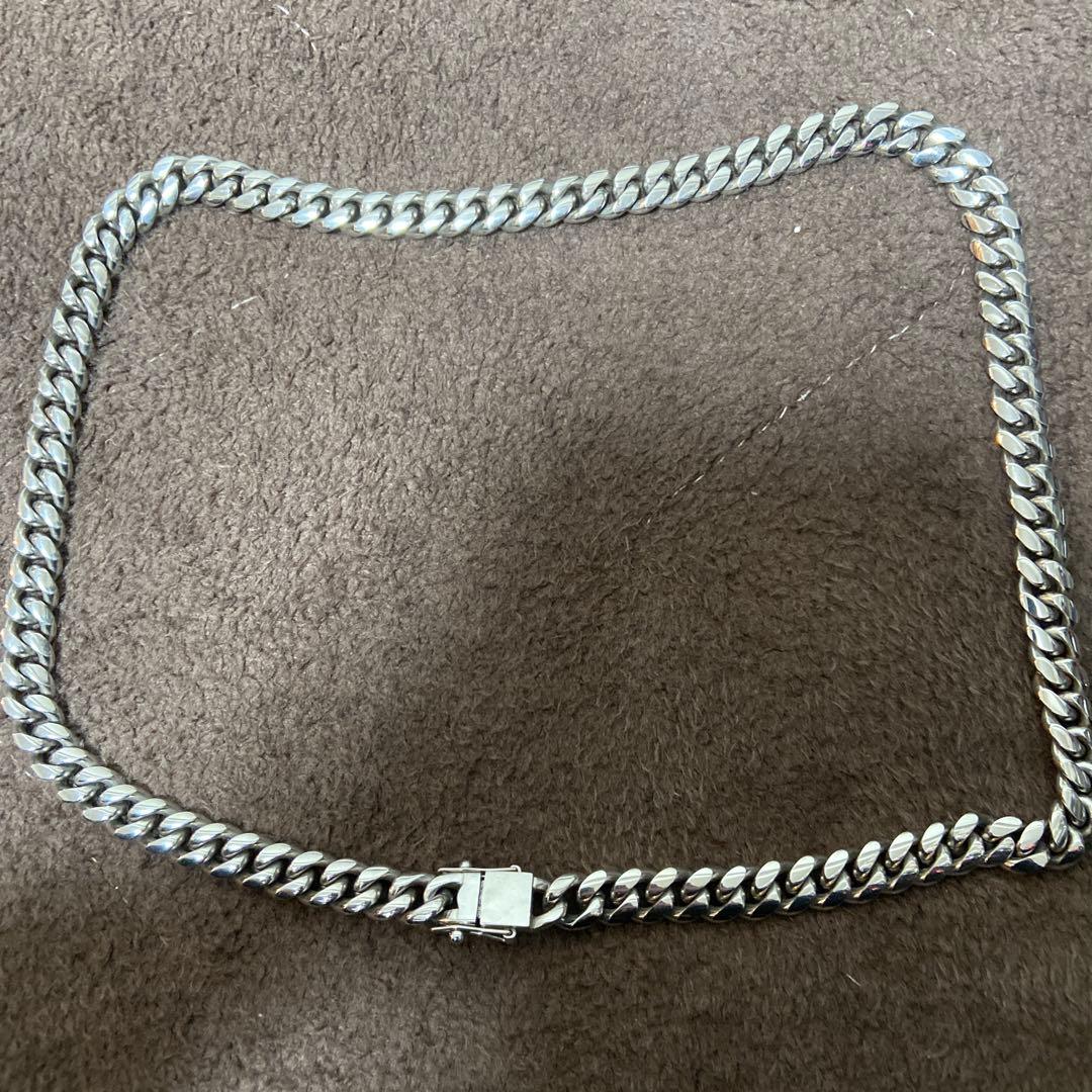 8mm50cm　喜平　シルバー　ネックレス
