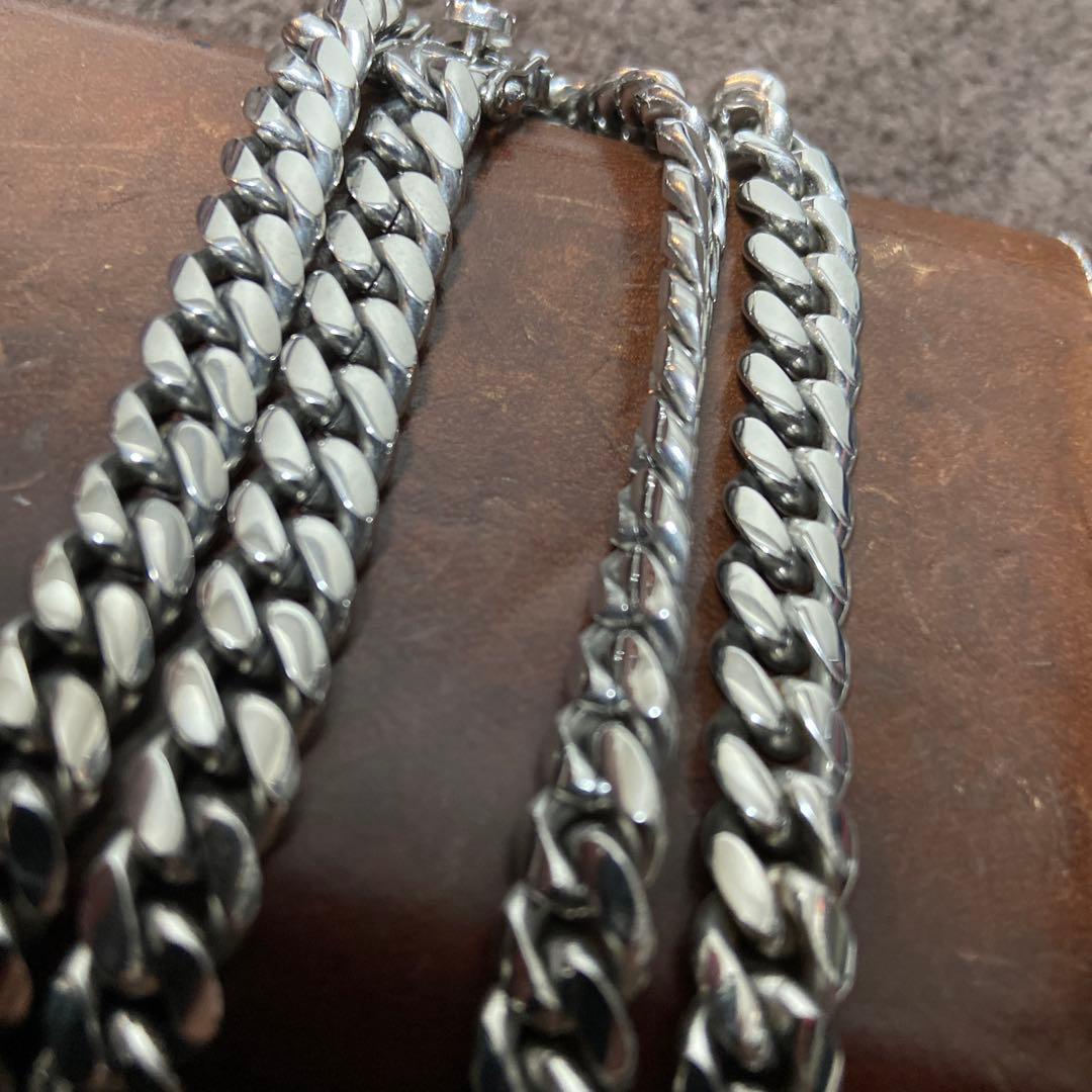 8mm50cm　喜平　シルバー　ネックレス