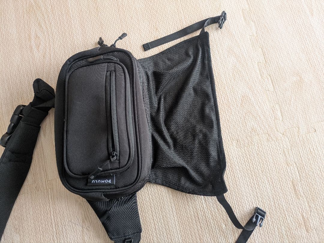 【美品】ポムル ブラック ヒップシート