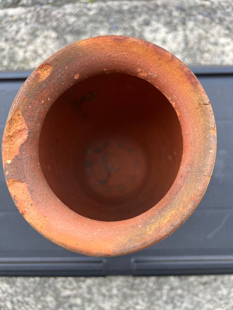 蛸壺 壷 花入 花器 花瓶 陶器 焼物 民藝 時代品 古道具 漁具 JAPAN