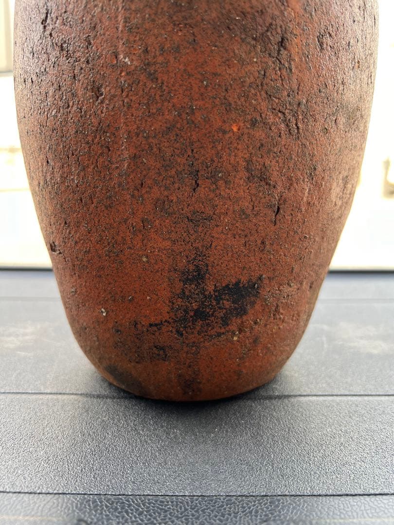 蛸壺 壷 花入 花器 花瓶 陶器 焼物 民藝 時代品 古道具 漁具 JAPAN