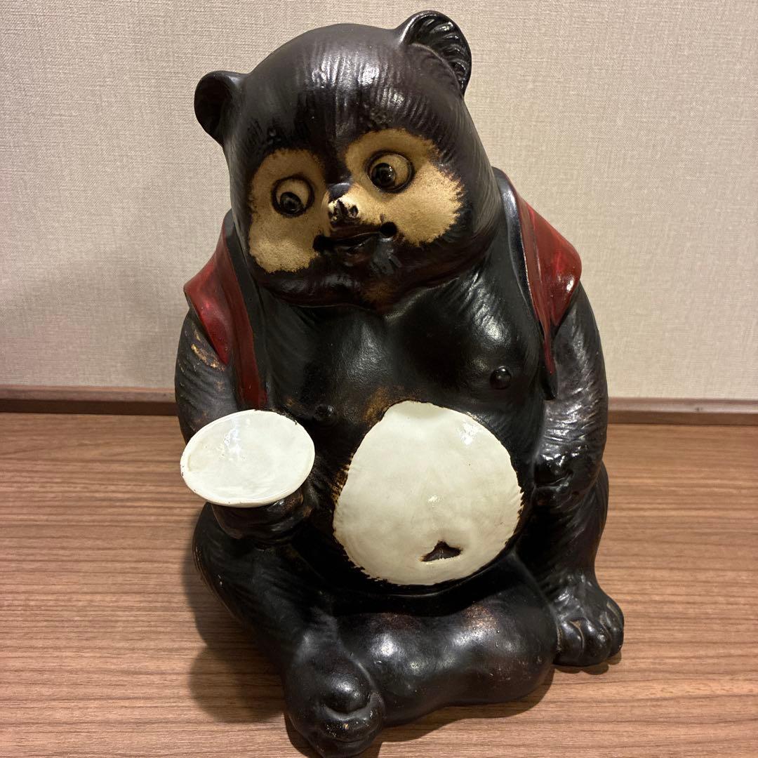 信楽焼 夫婦狸置物