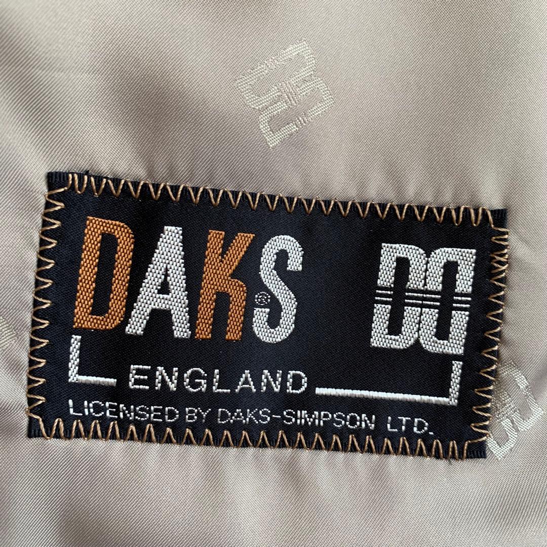 DAKS テーラードジャケット ツイード ヘリンボーン ブラウン AB5