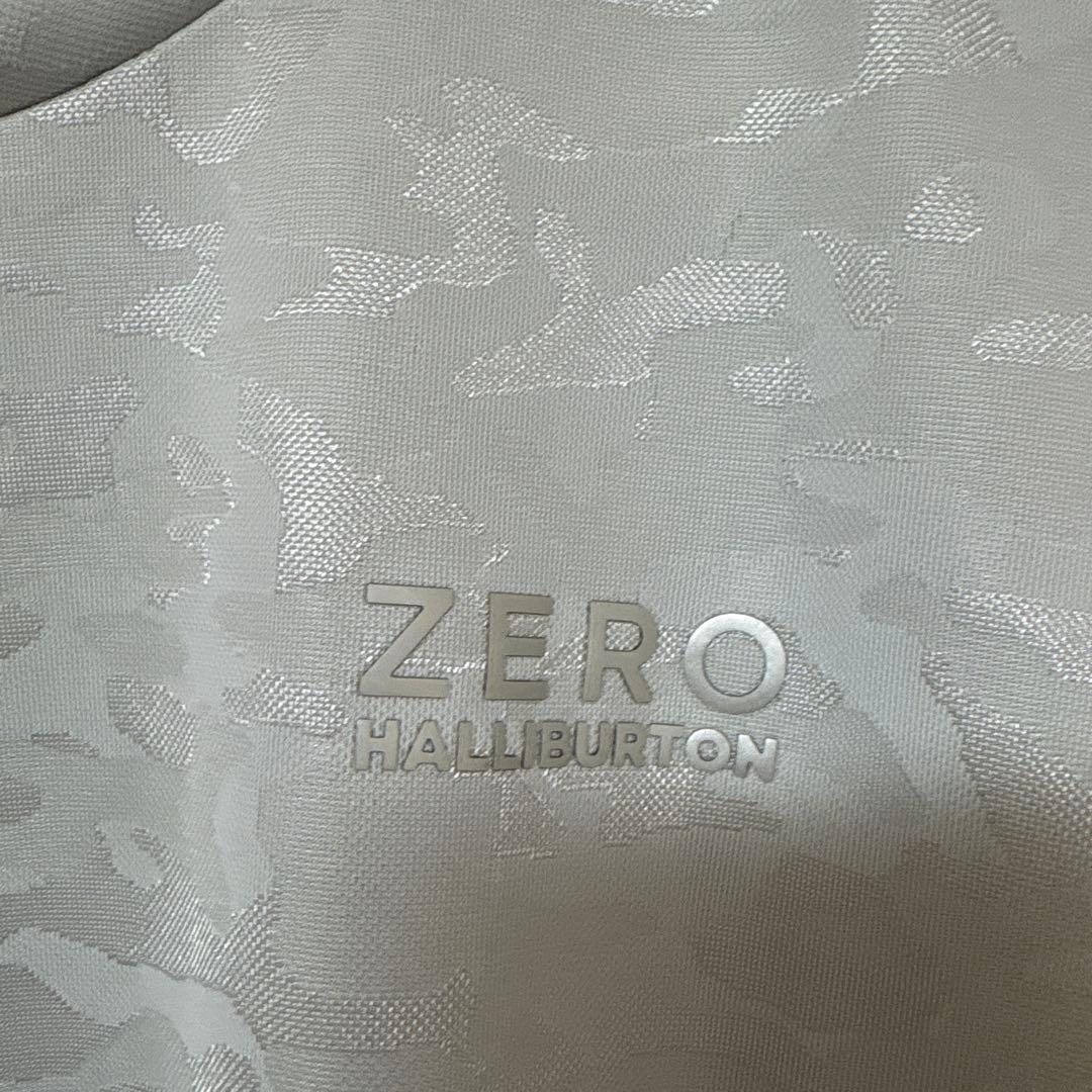 ゼロハリバートンゴルフ モックネックシャツ 半袖 M シルバーグレー