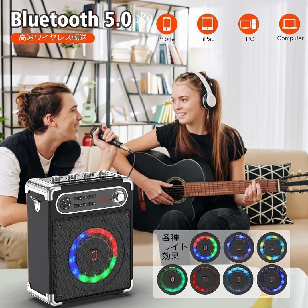【M2165-179-140】スピーカーセット 拡声器 ワイヤレスマイク２本