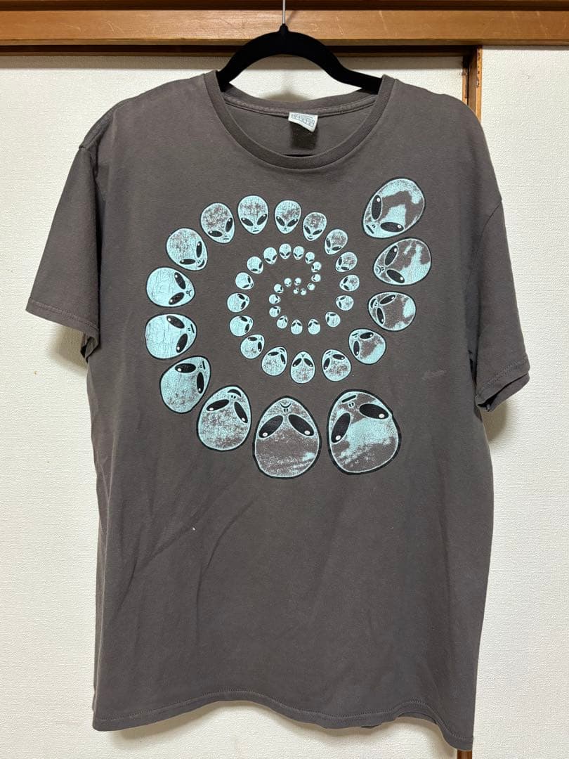 00s エイリアン　ALIEN スパイラル　tシャツ　宇宙人　グレイトフルデッド