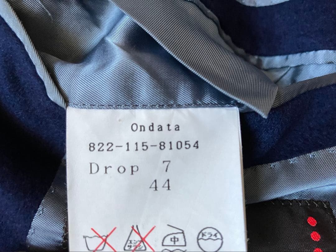 美品ondataタキザワシゲル ネイビージャケット