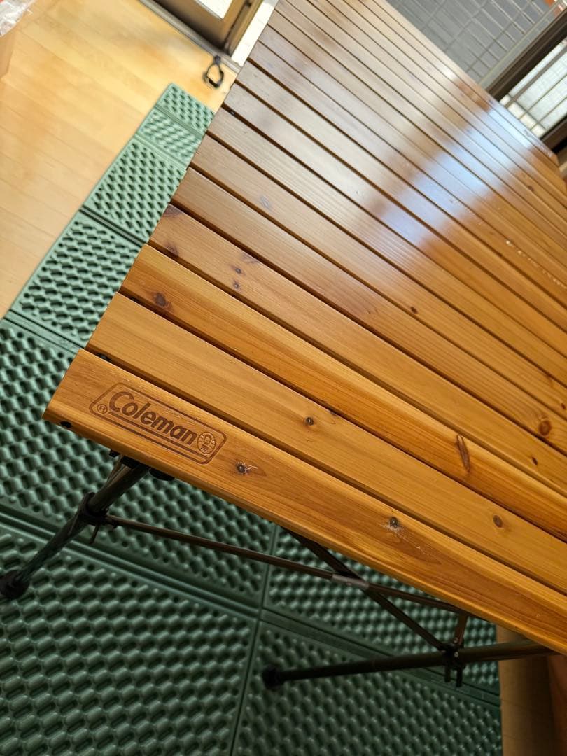 Coleman ナチュラルウッドロールテーブル クラシック