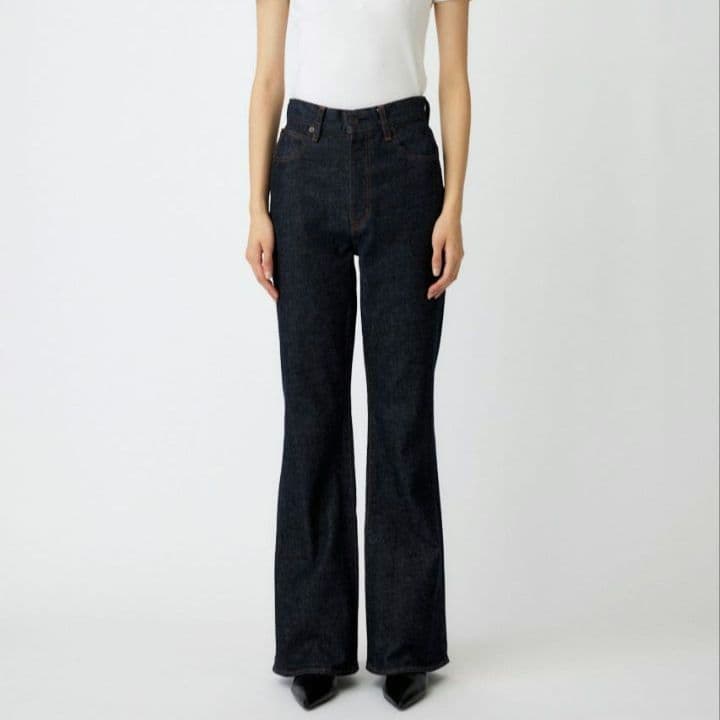【美品】MOUSSY マウジー MVS FLARE ワンウォッシュ 23 日本製