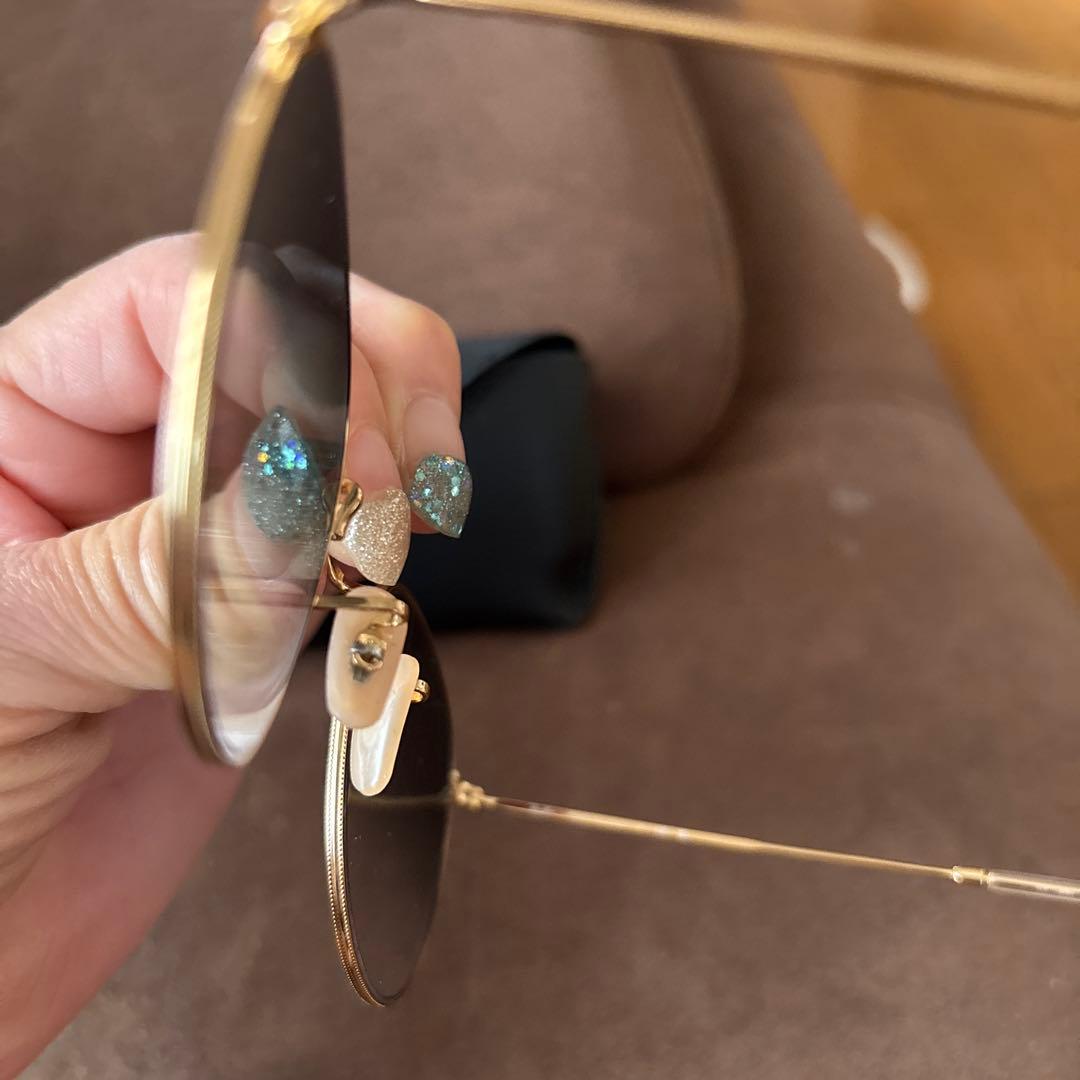 Ray-Ban ラウンド サングラス ブラック