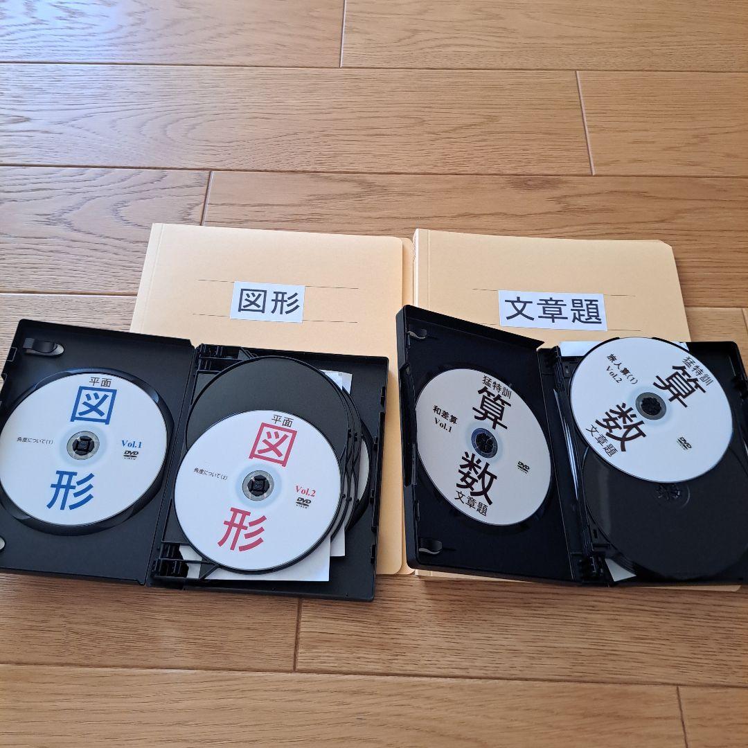 サントップ　ゼロからはじめる算数平面図形攻略　算数文章題攻略　DVD20枚