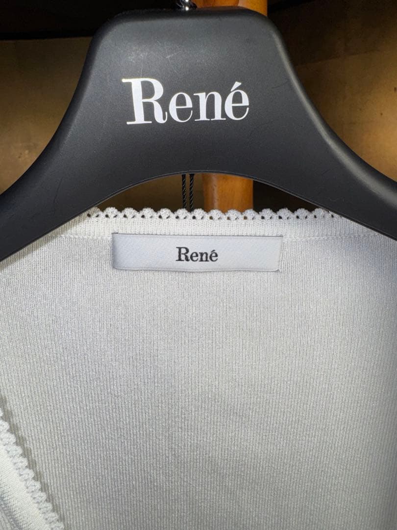 【Reneルネ】新品タグ付き定価38,500円ホワイトボレロ36
