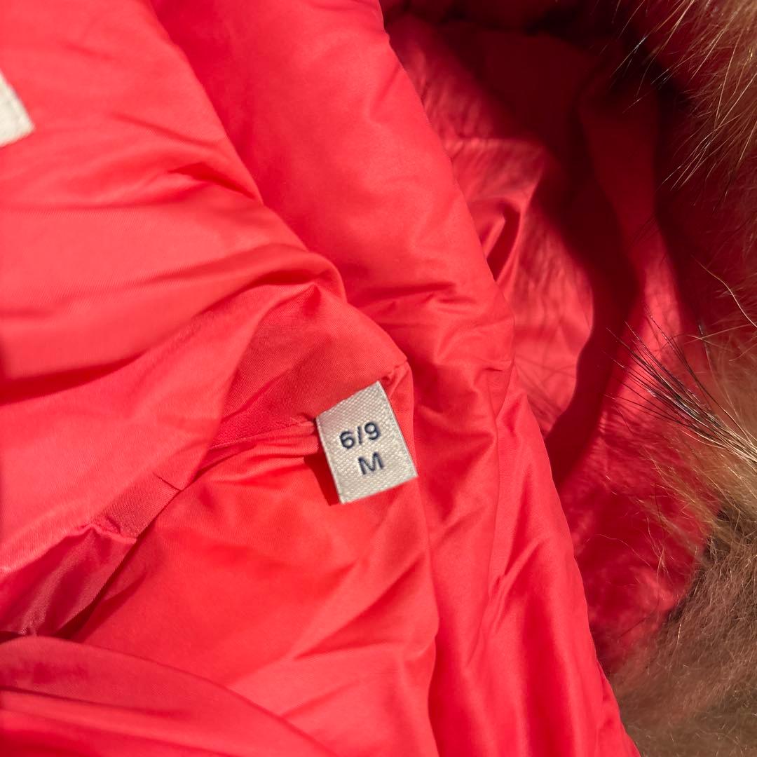 モンクレール Moncler ベビー フード付きダウンオールインワン ピンク