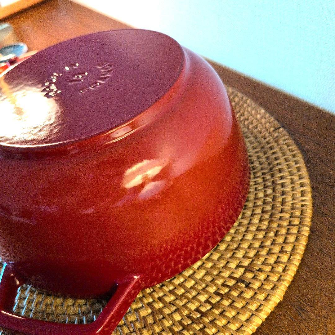 ストウブ　フランス　 STAUB Wa-NABE ワナベ M 18cmチェリー