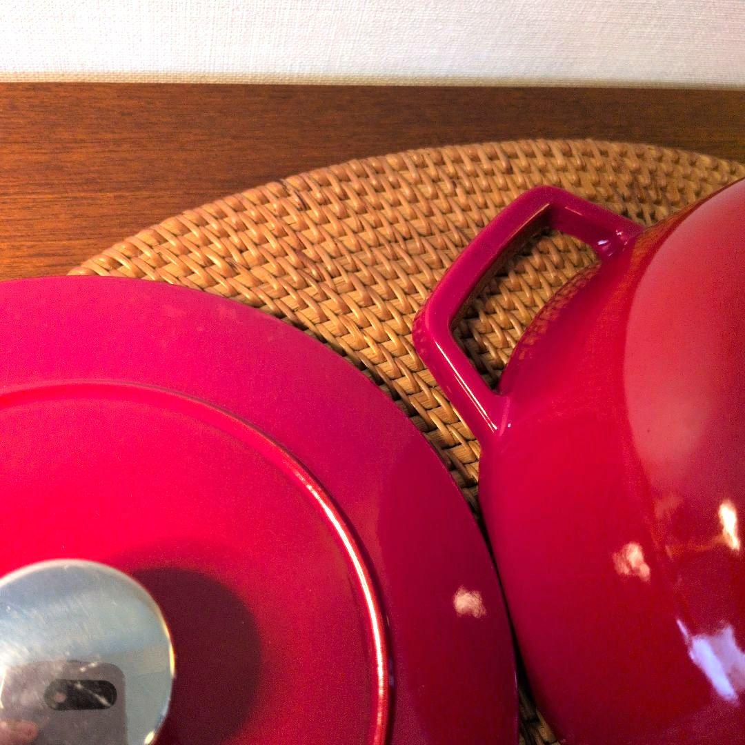 ストウブ　フランス　 STAUB Wa-NABE ワナベ M 18cmチェリー