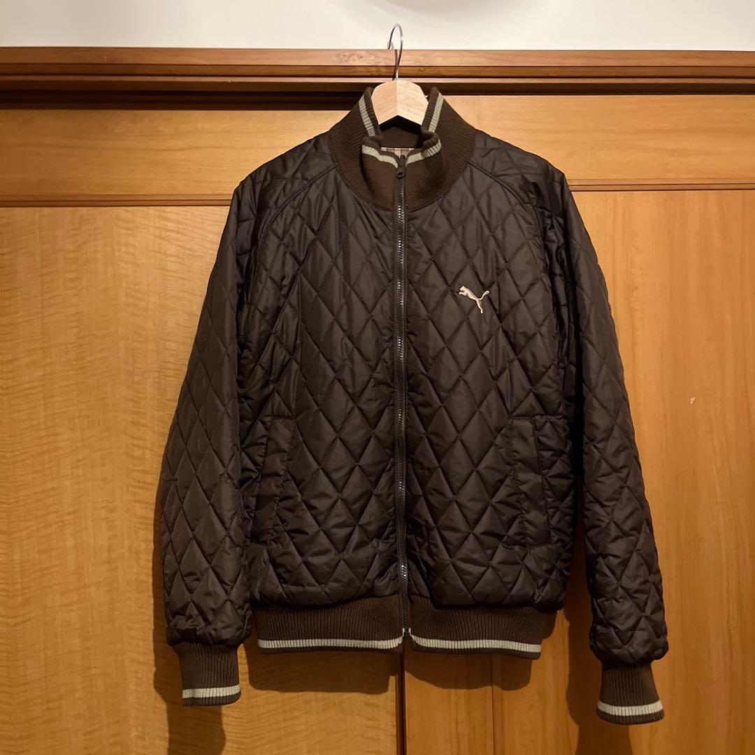 【美品90s PUMA】リバーシブル ジャケット 短丈 刺繍ロゴ L