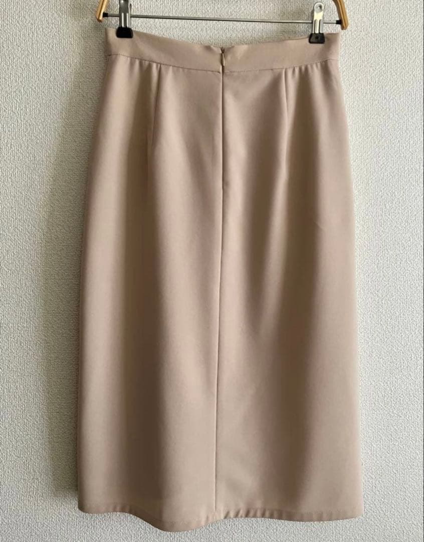 MAX MARA ベージュ ドレープ巻きスカート
