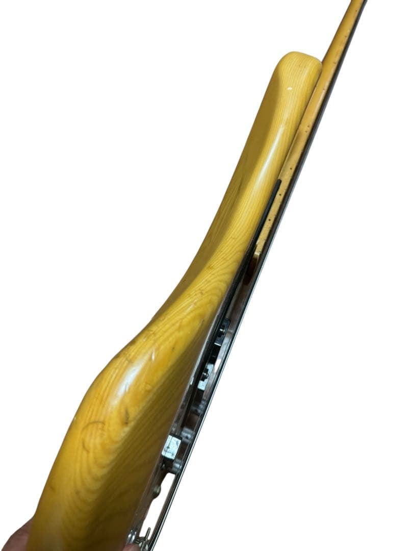 ナチュラル 木目 金文字 EMG FERNANDES ジャズベース JB タイプ