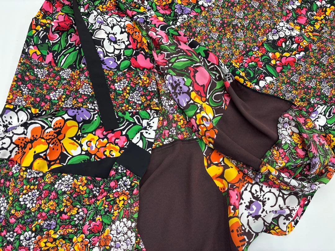 【Y88】sacai 6656 Floral Print Skirt