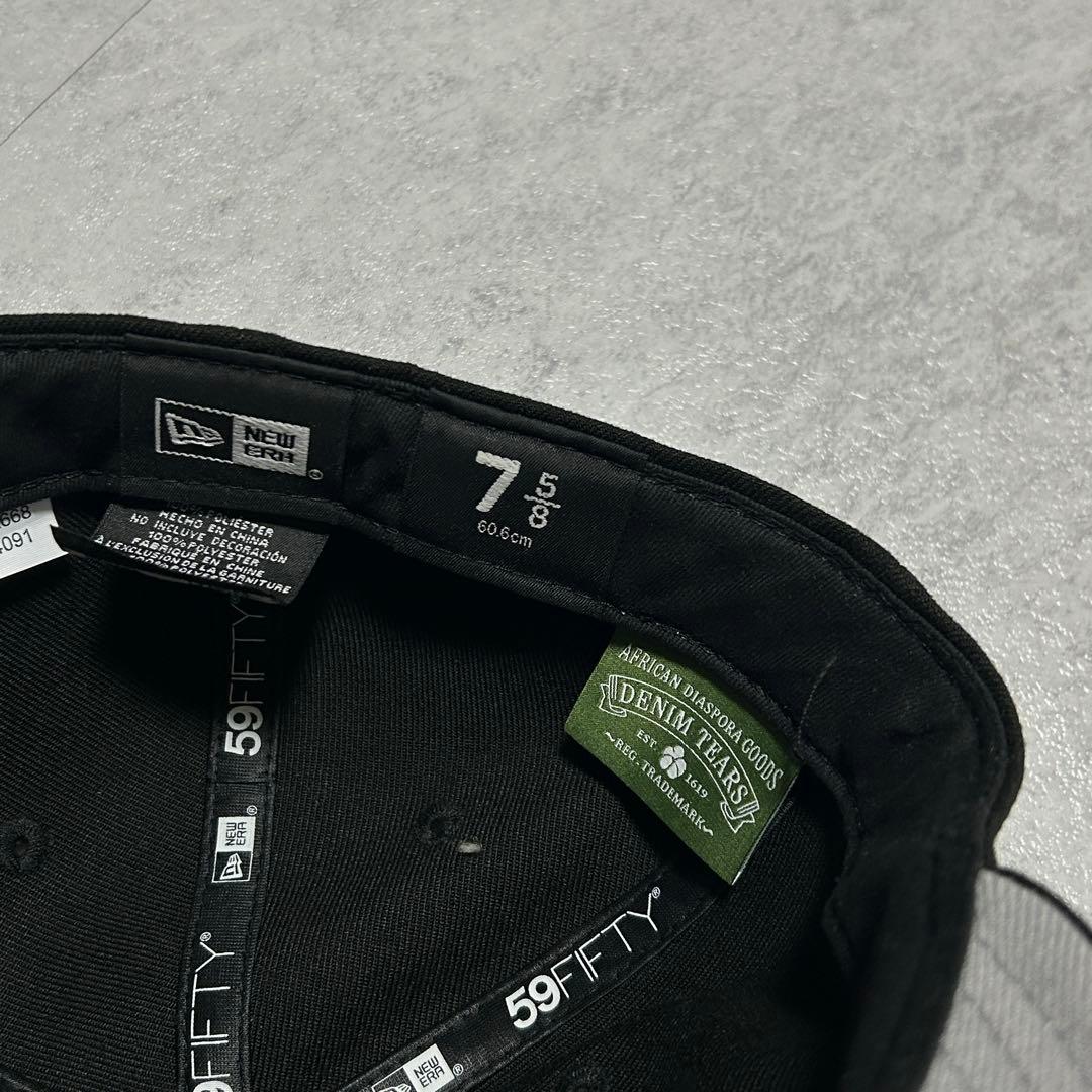 帽子 DenimTears Black Cherub NewEra Hat 7 5/8