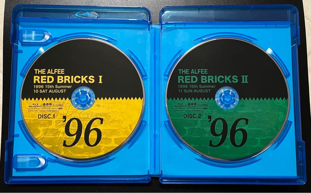 THE ALFEE YOKOHAMA RED BRICKS Ⅰ&Ⅱ Bluray