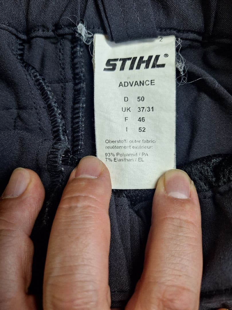 ★チェーンソー防護ズボン③ STIHL ADVANCE パンツ D 50
