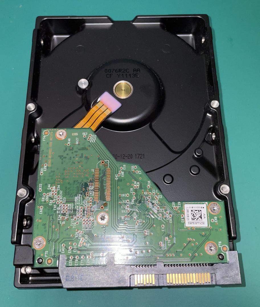 6TB SATA HDD 中古 動作確認済　WDC WD60EZAZ　⑥