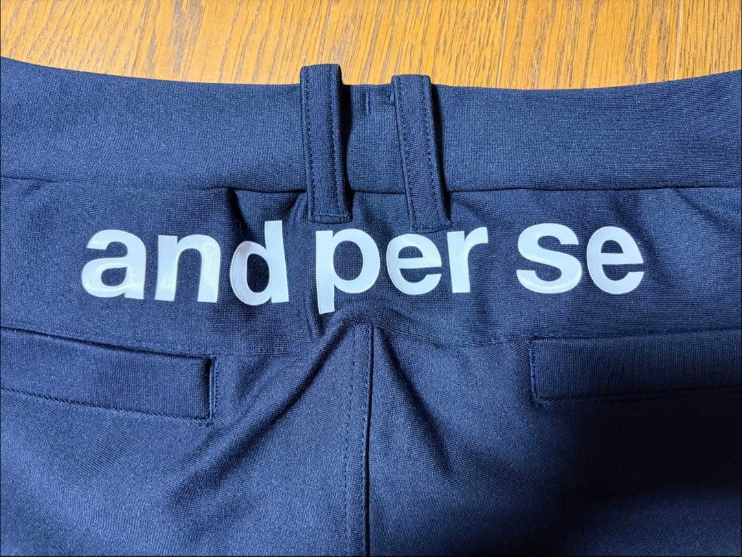 アンパスィ 中綿入り防寒パンツ ゴルフ ストレッチ 美シルエット！