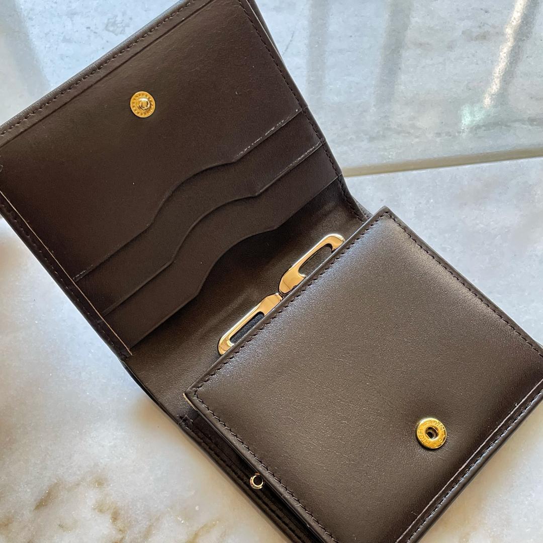 623 BURBERRY バーバリー ノバチェック がまぐち 折り財布
