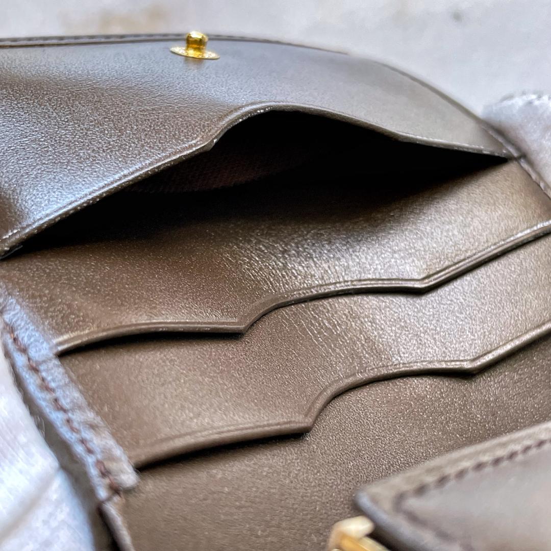 623 BURBERRY バーバリー ノバチェック がまぐち 折り財布