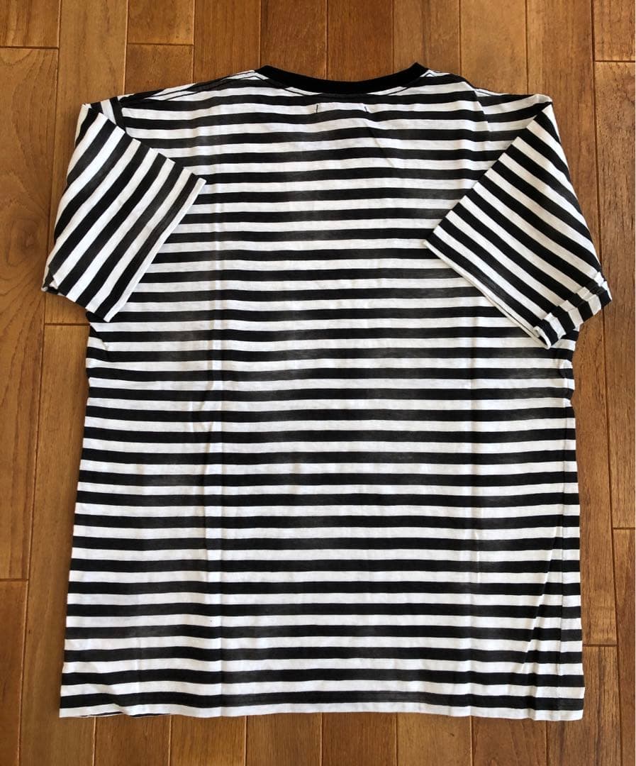 新品未使用　MINEDENIM Hazy Border T-SH Lサイズ