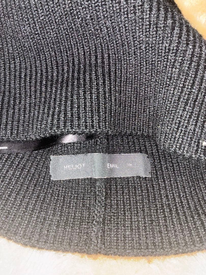 〈HELIOT EMIL〉ニット帽 ビーニー H TRIM BEANIE